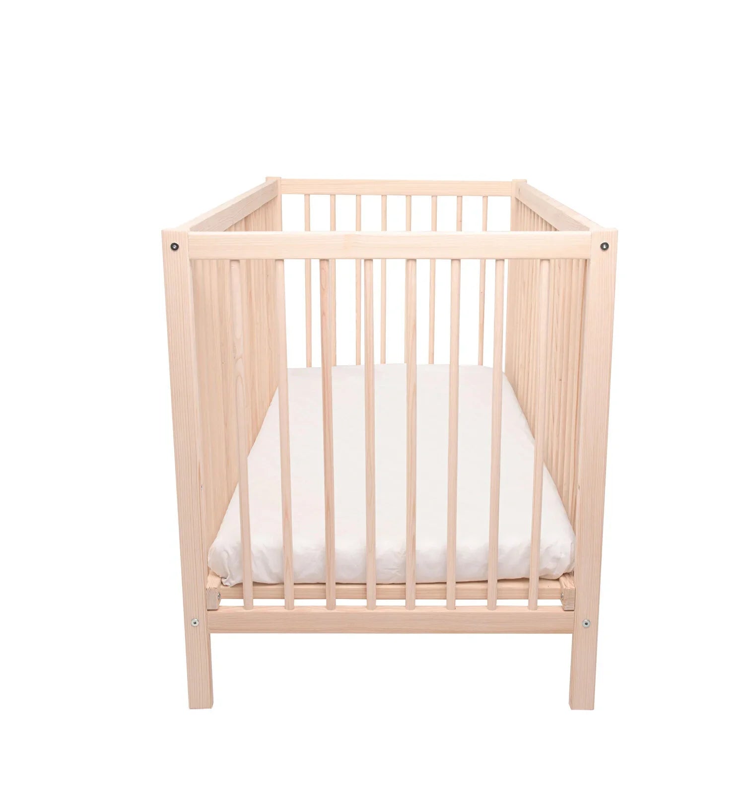 Kukka Natural Wood 2-Level Cot 60x120 cm