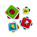 TUM TUM Nesting Snack Pots Pack of 4 - Bugs