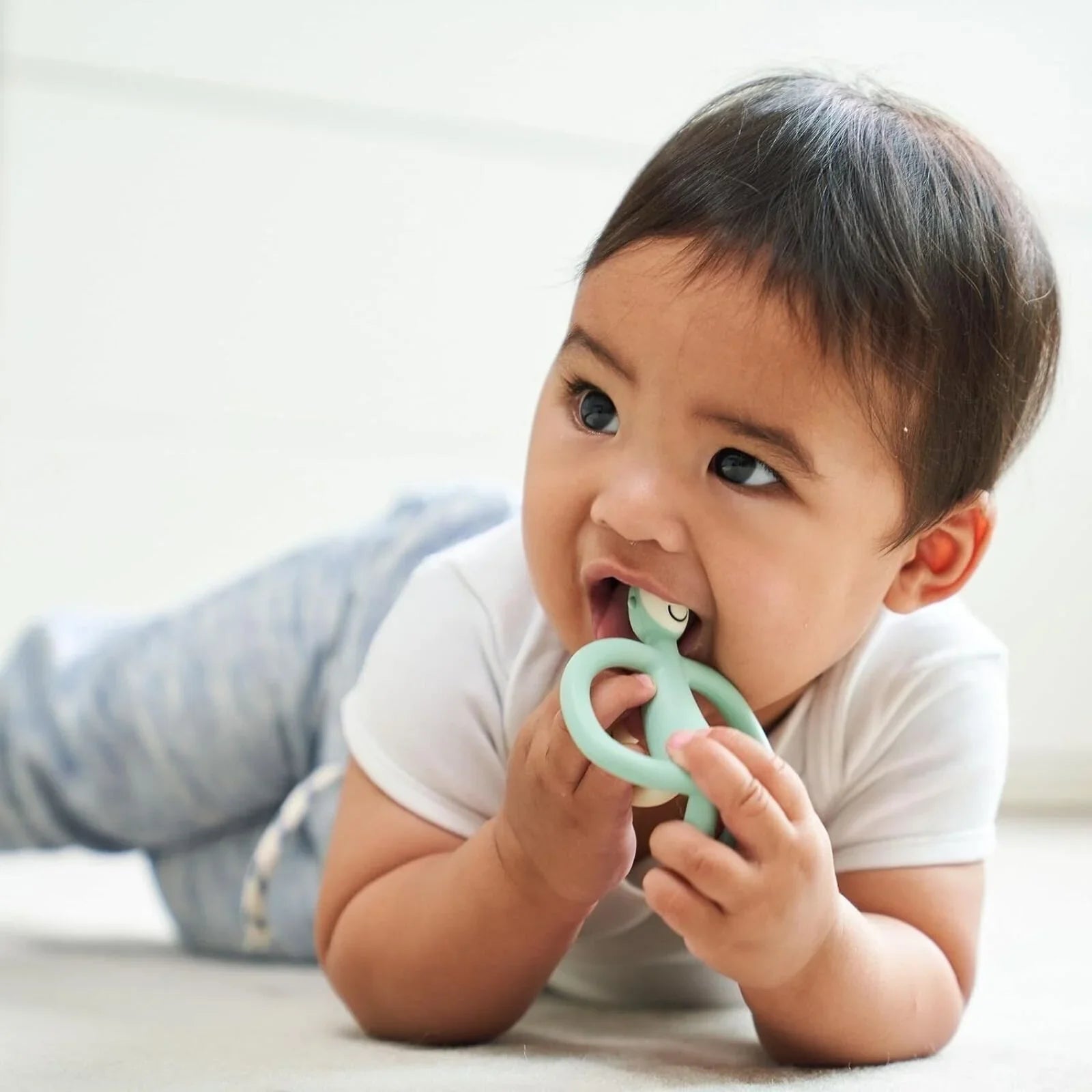 Matchstick Monkey Original Teething Toy - Mint Green