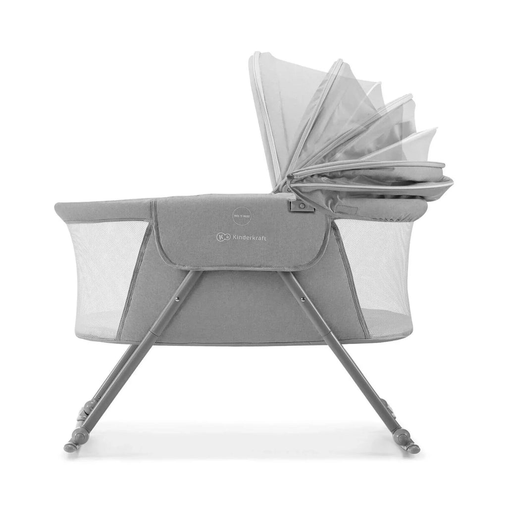 Kinderkraft Lovi 3 in 1 Baby Crib - Grey