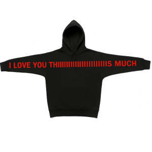 Fall Women's Clothing Fashion High-grade Cotton Hoodie Red