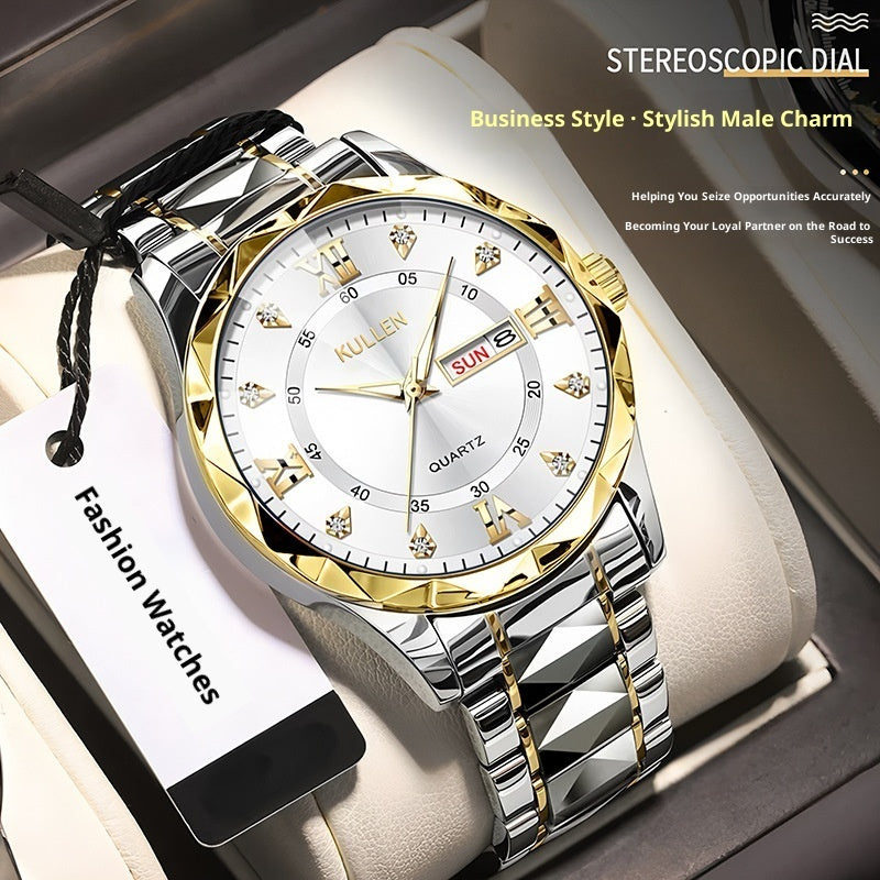 Business Advanced Waterproof Luminous Quartz Watch