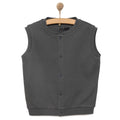 HelloBaby Baby Boy Ribbed Cardigan - Dark Grey