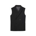 Loose Vest Casual Pleated Pants