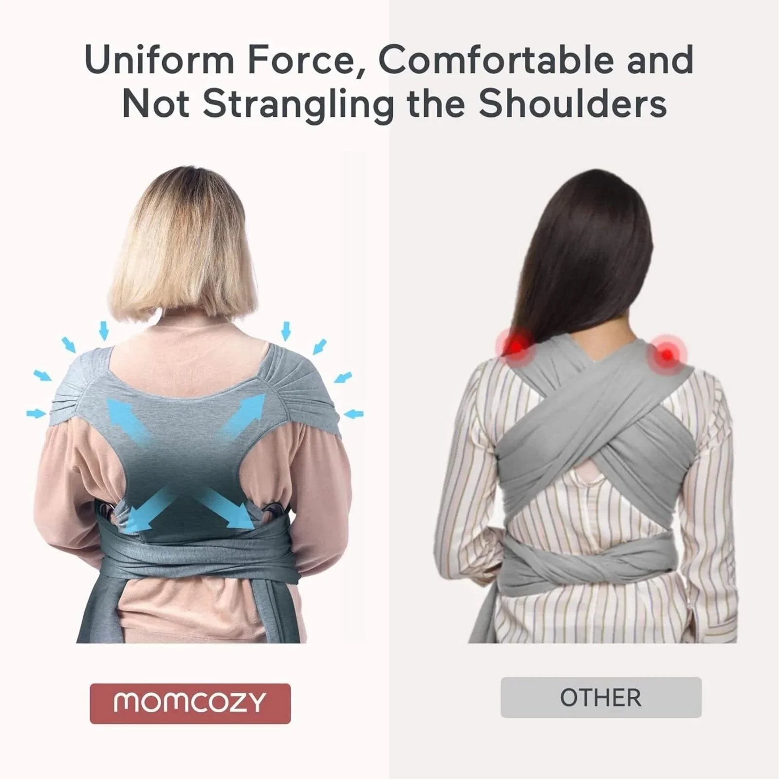 Momcozy Baby Carrier - Gradient Blue