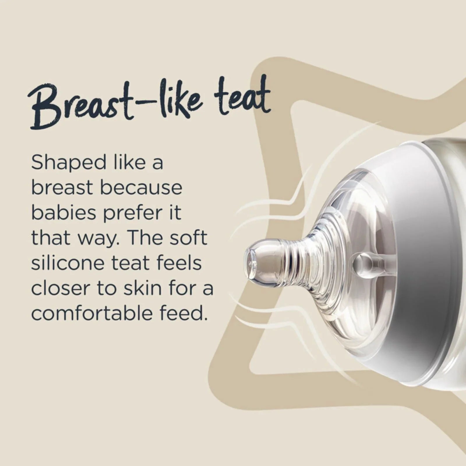 Tommee Tippee Closer to Nature Teat Medium Flow 3+ months Pack of 2