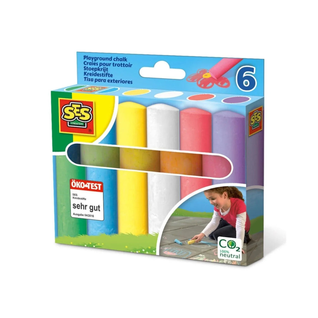SES Creative Playground Chalk 6 pcs