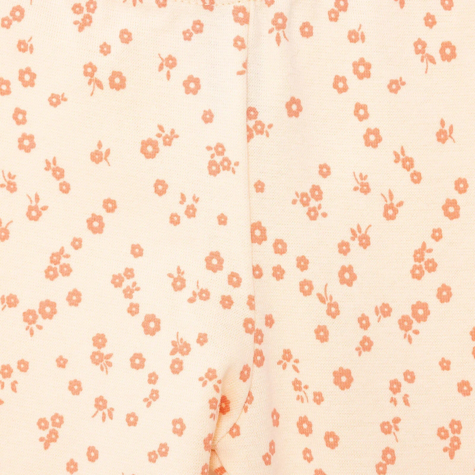 HelloBaby Basic Girl Flowers Patterns Leggings - Light Yellow