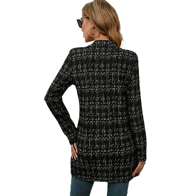 Women's FallWinter Slim Suit Jacket European And American Style
