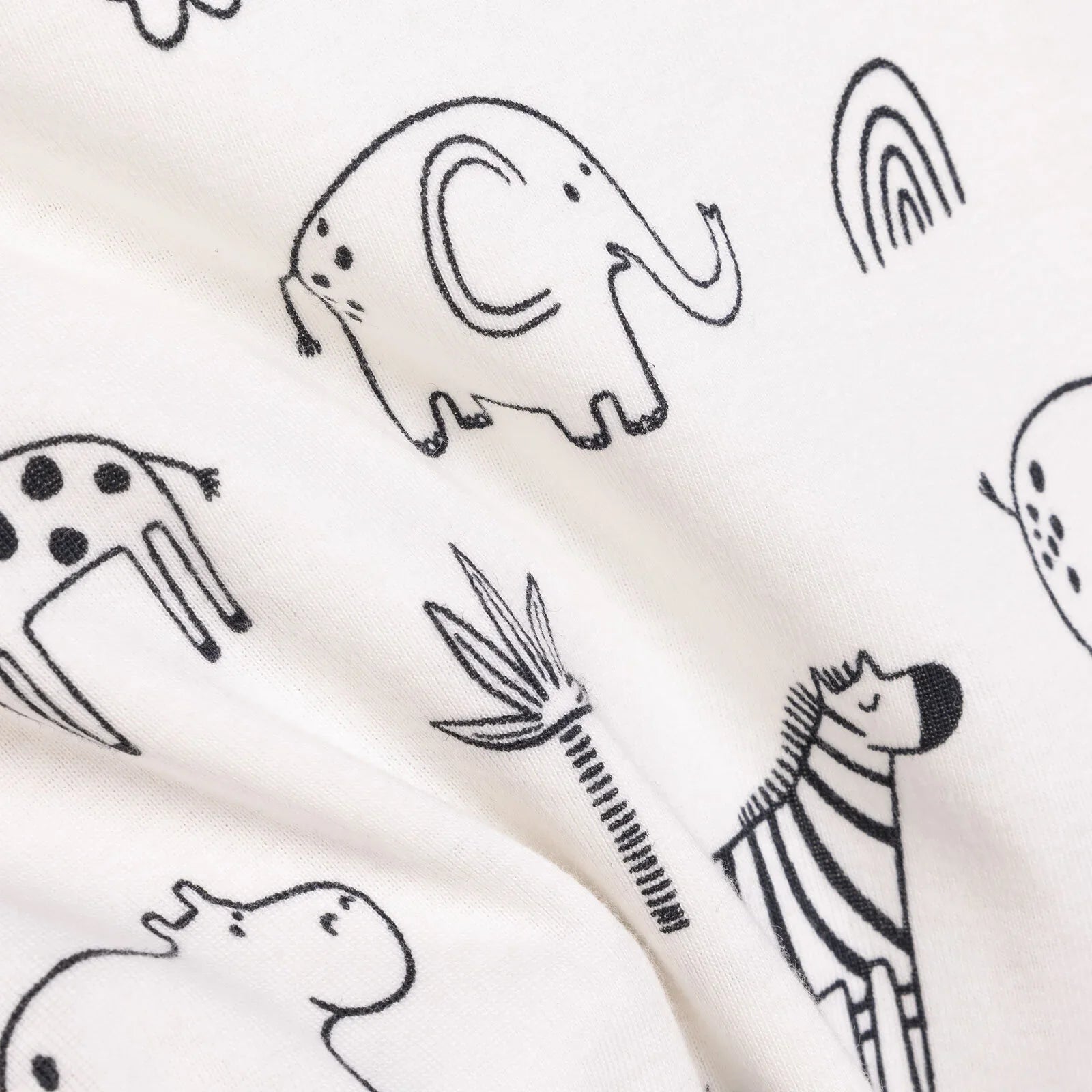 HelloBaby Boy Short Sleeve Bodysuit - Ecru