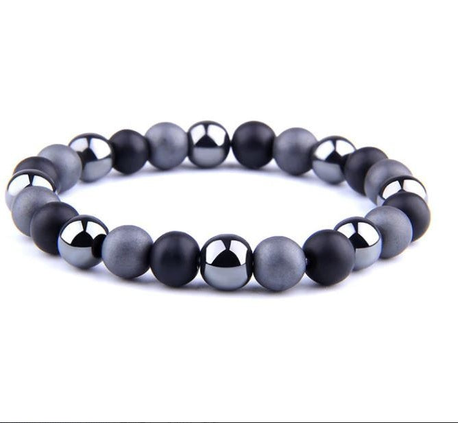 Natural Tiger Eye Stone Bracelet - Handwoven Healing Crystal Bracelet for Men & Women