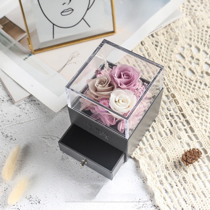 Eve Valentine's Day Eternal Flowers Gift Box Ornaments