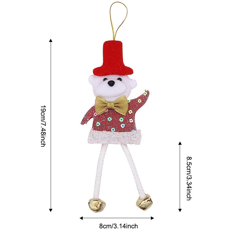 Christmas Decorative Small Pendant Window Layout