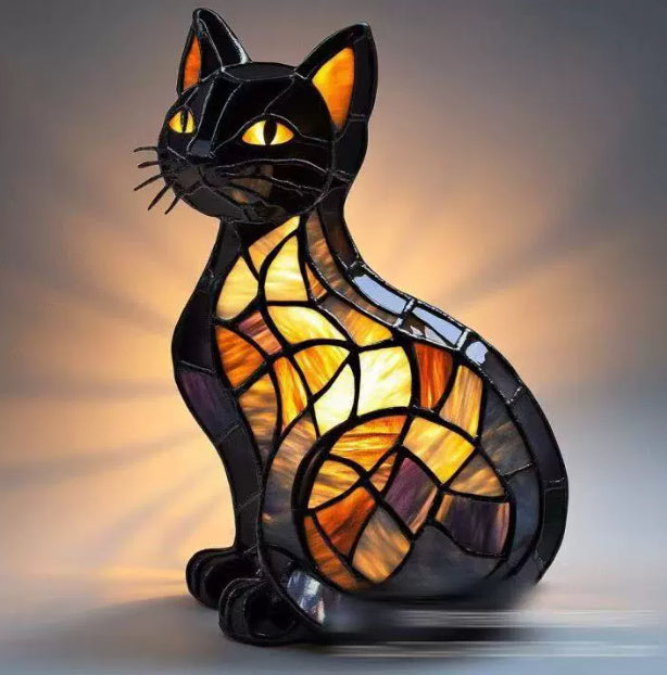 Illuminated Dog Lamp - Decorative Resin Animal Night Light | 26 Breed Designs