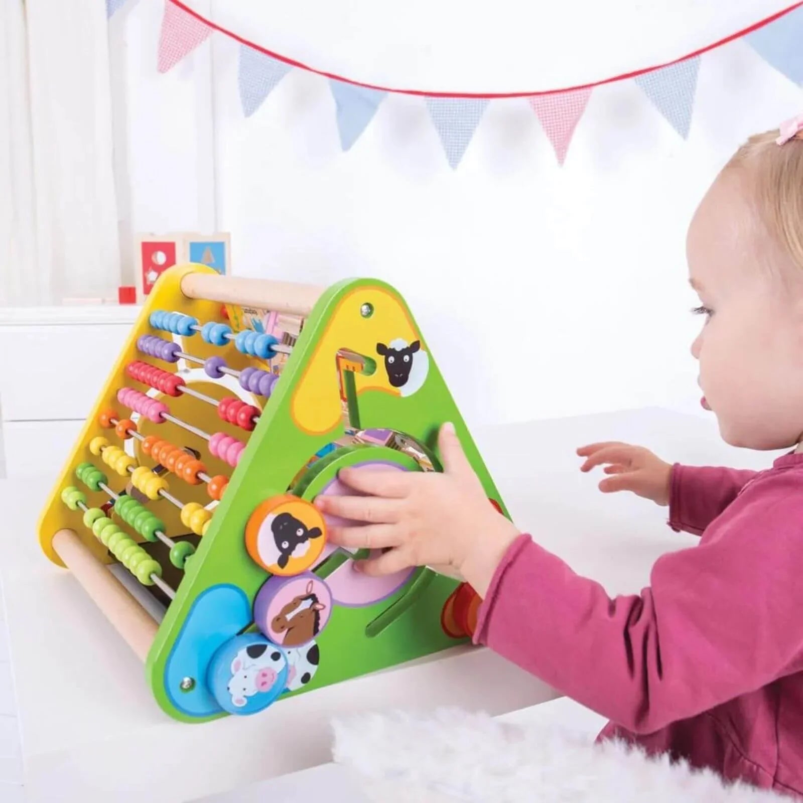 Bigjigs Toys Triangular Activity Centre