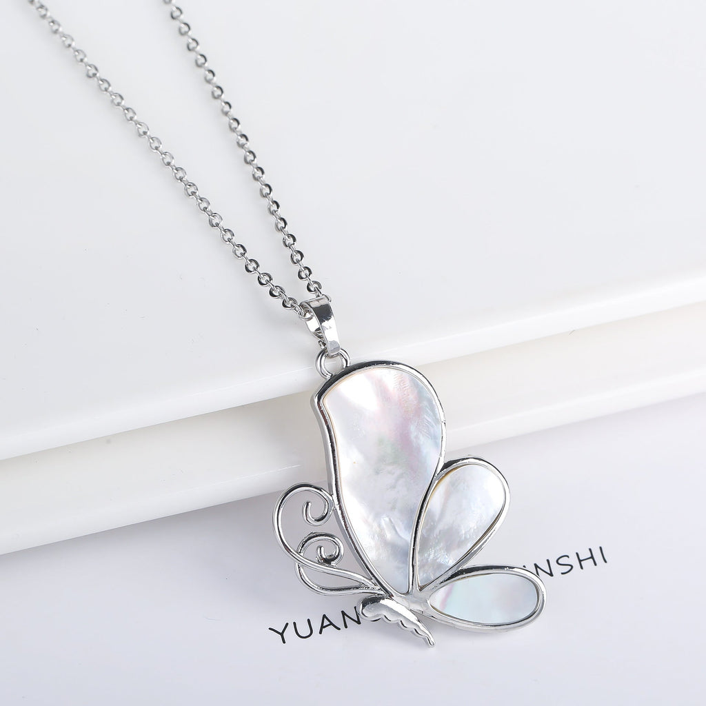European And American New Inlaid Abalone Shell Pendant