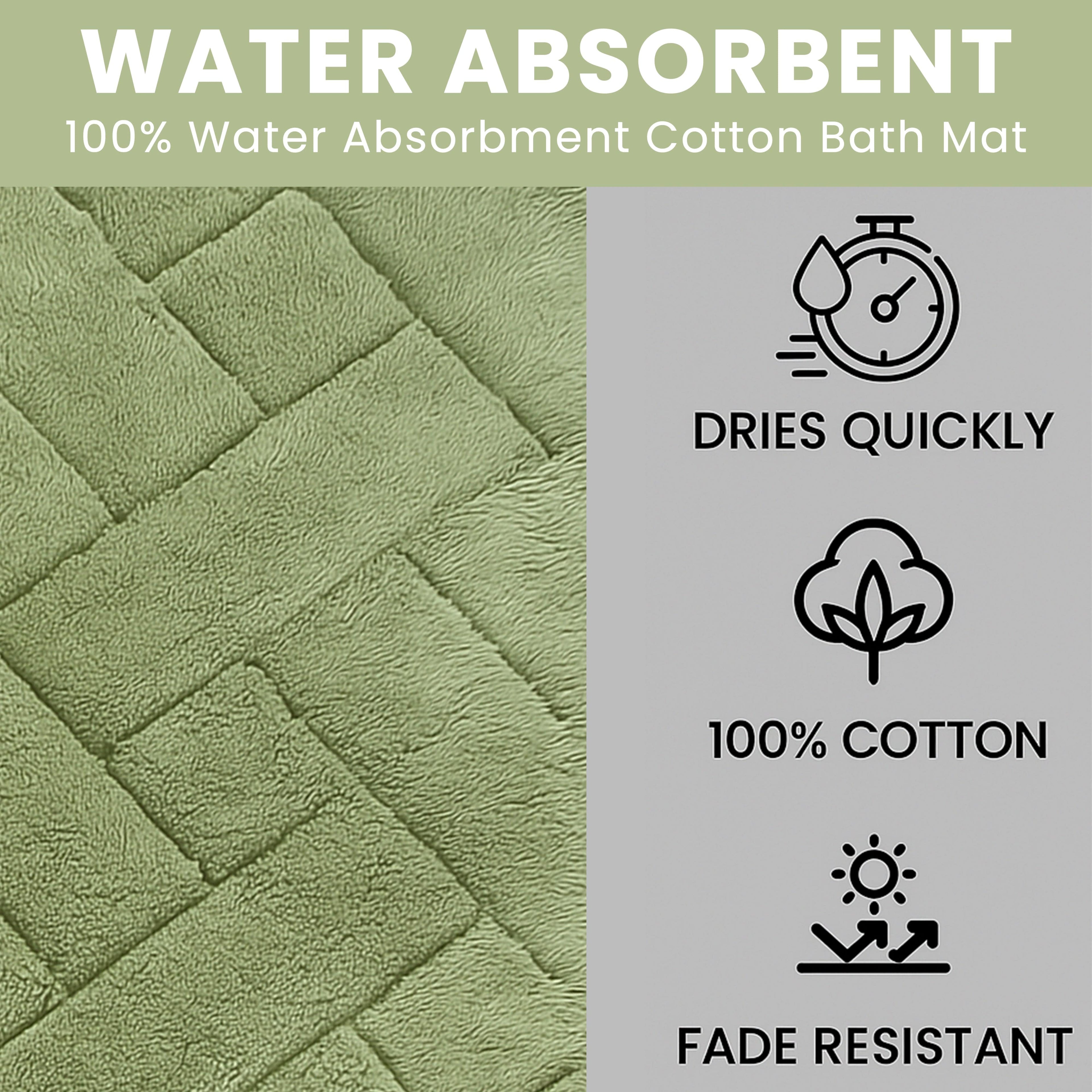 Bali Bath Mat & Pedestal Set Luxurious Super Absorbent Extra-Soft Cotton Mats for Bathroom Comfort and Style in Multiple Colours by OLIVIA ROCCO