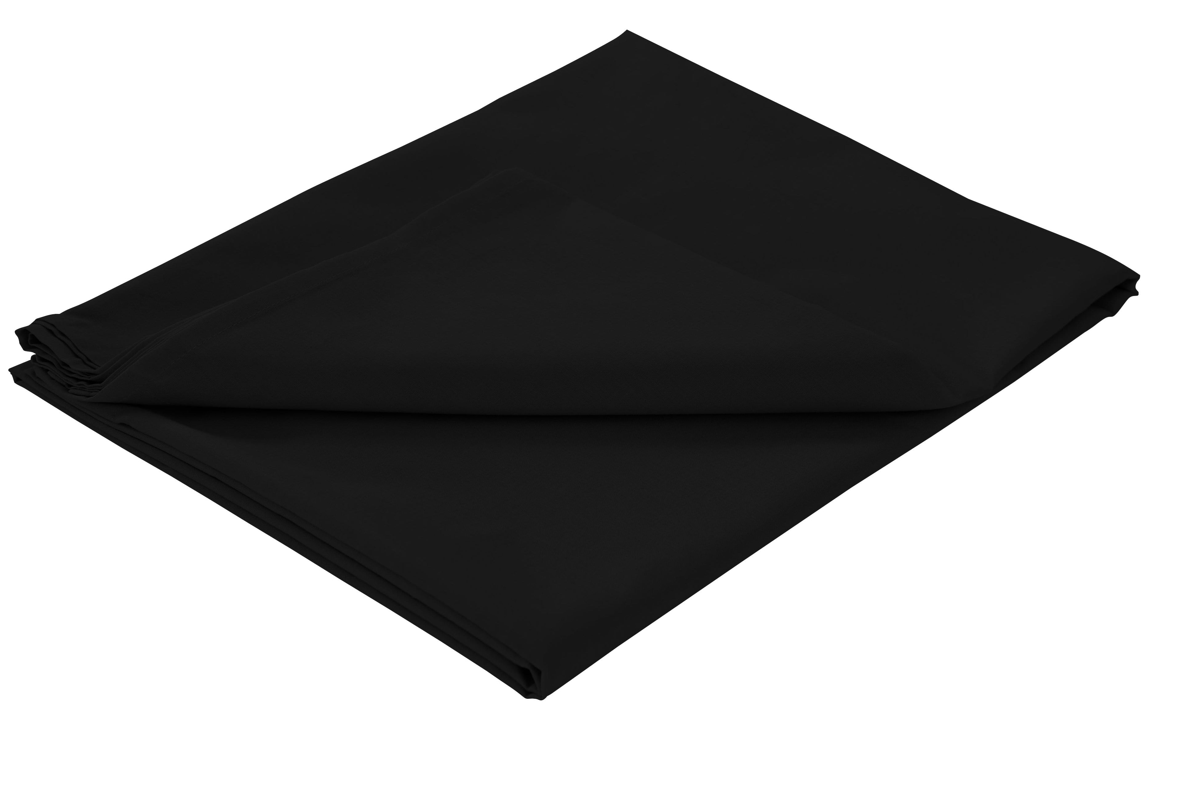 Basics Flat Sheet Luxurious Cotton Rich Super Soft Bedding in Multiple Sizes and Colours for Ultimate Comfort by OLIVIA ROCCO