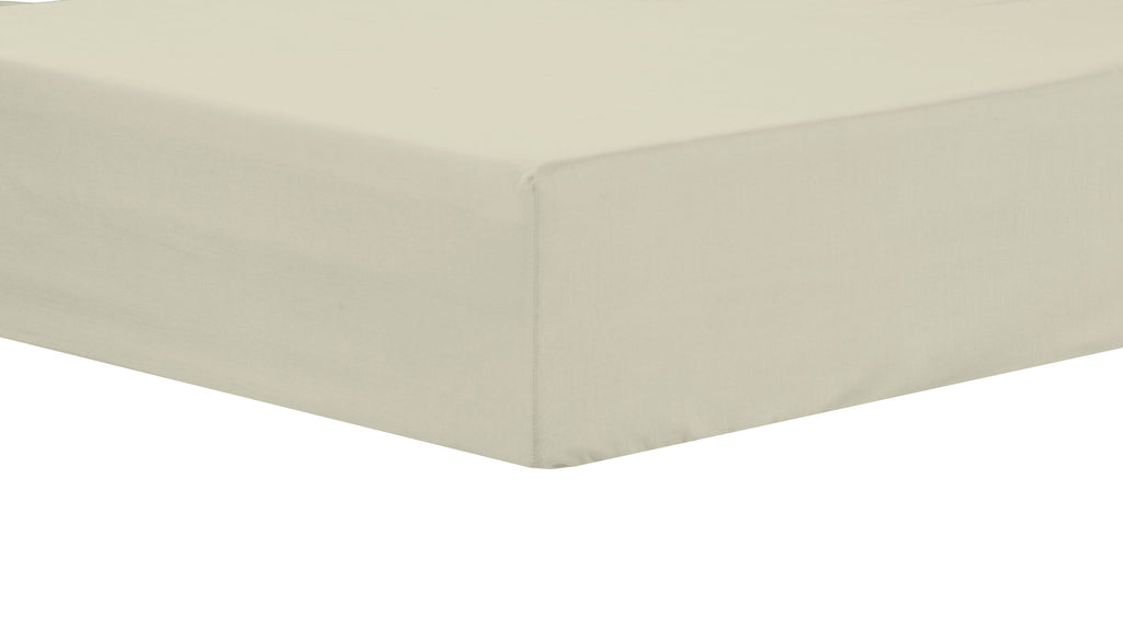 Basics Super Soft Durable Fitted Sheet High-Quality Indus Valley Cotton Linen Elasticated for Perfect Fit Multiple Sizes and Colours OEKO-TEX Certified Bedding by OLIVIA ROCCO