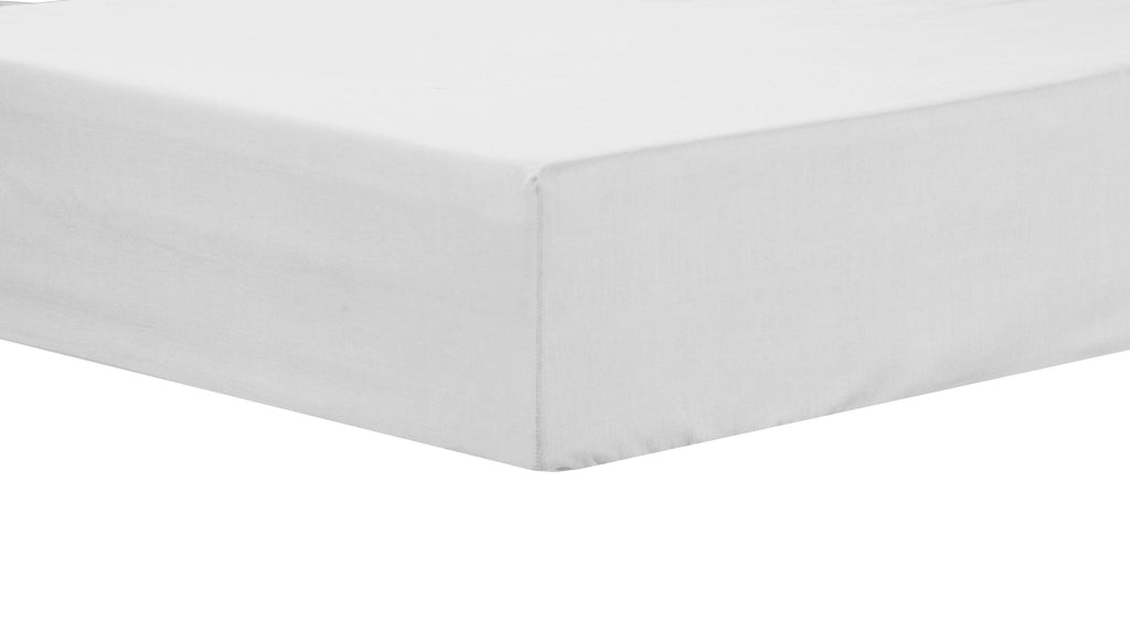 Basics Super Soft Durable Fitted Sheet High-Quality Indus Valley Cotton Linen Elasticated for Perfect Fit Multiple Sizes and Colours OEKO-TEX Certified Bedding by OLIVIA ROCCO