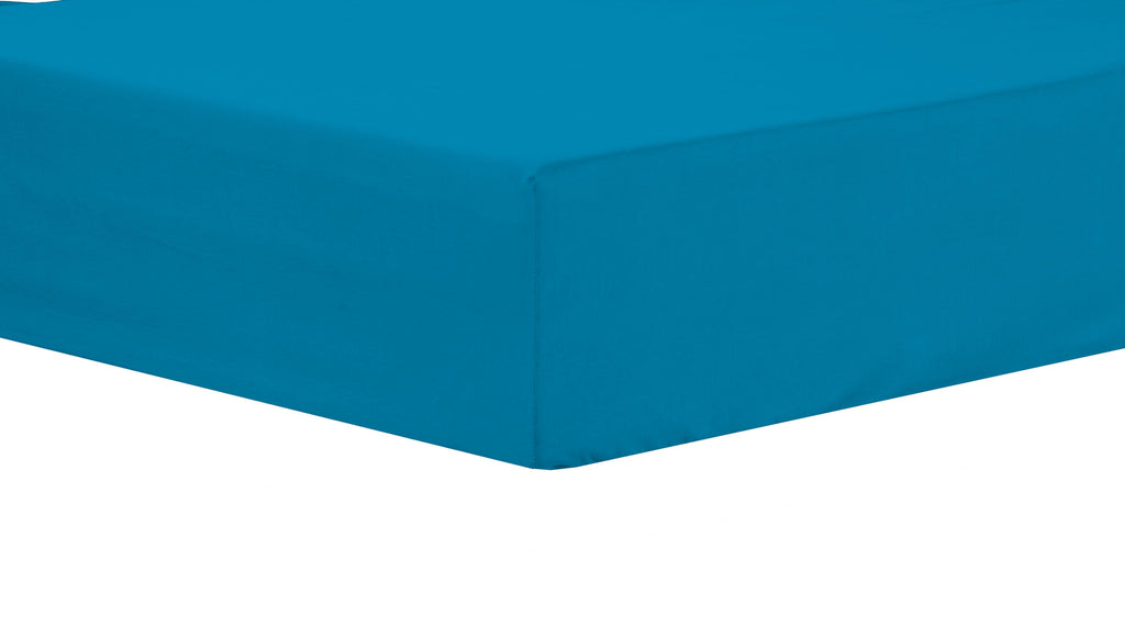 Basics Super Soft Durable Fitted Sheet High-Quality Indus Valley Cotton Linen Elasticated for Perfect Fit Multiple Sizes and Colours OEKO-TEX Certified Bedding by OLIVIA ROCCO