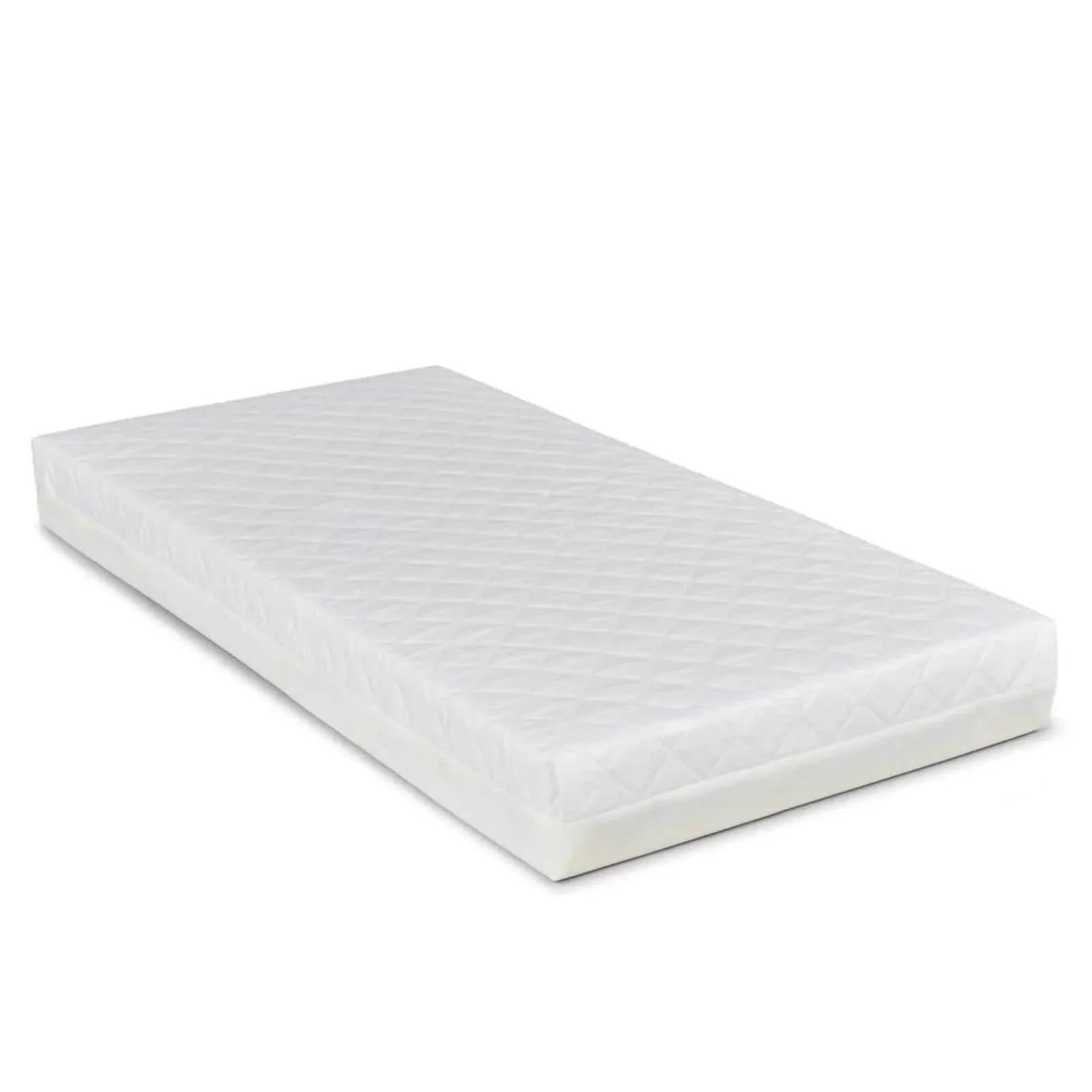 Ickle Bubba Coleby Mini Cot Bed & Under Drawer White - Premium Sprung Mattress