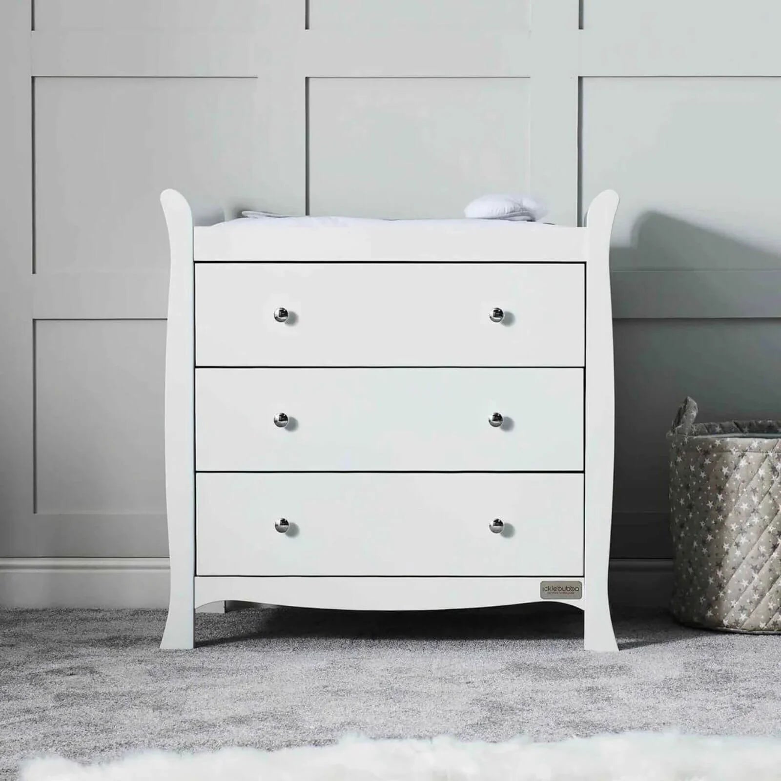 Ickle Bubba Snowdon 4-in-1 Mini Furniture Set Premium Pocket Sprung Mattress 2 pcs - White