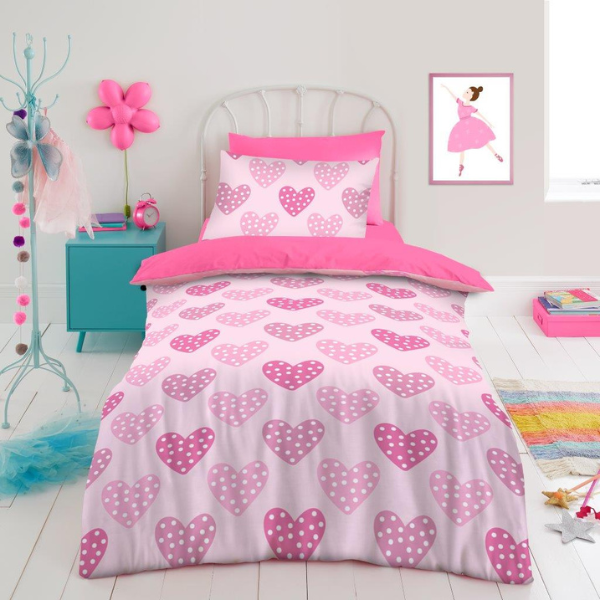 BED159 HEARTS - SINGLE