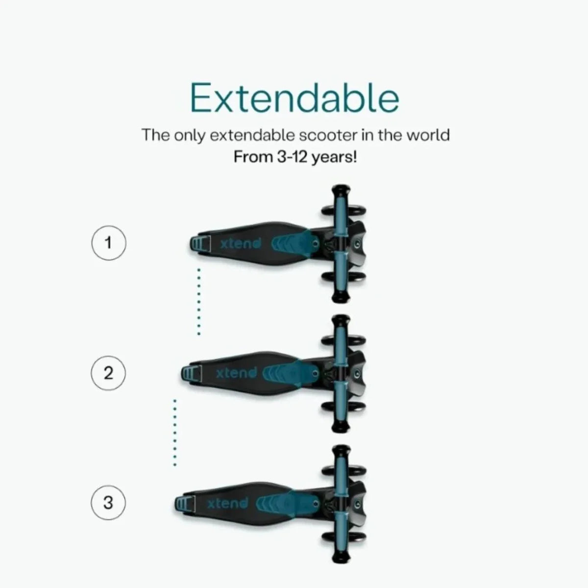 smarTrike Xtend Ride On Scooter 1-12 years