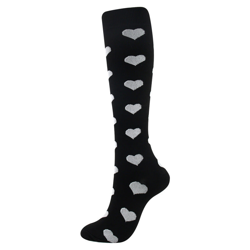 Outdoor Cycling Running Breathable Tube Socks Sports Compression Socks