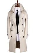 Long Double Breasted Spring And Autumn Slim British Business Coat