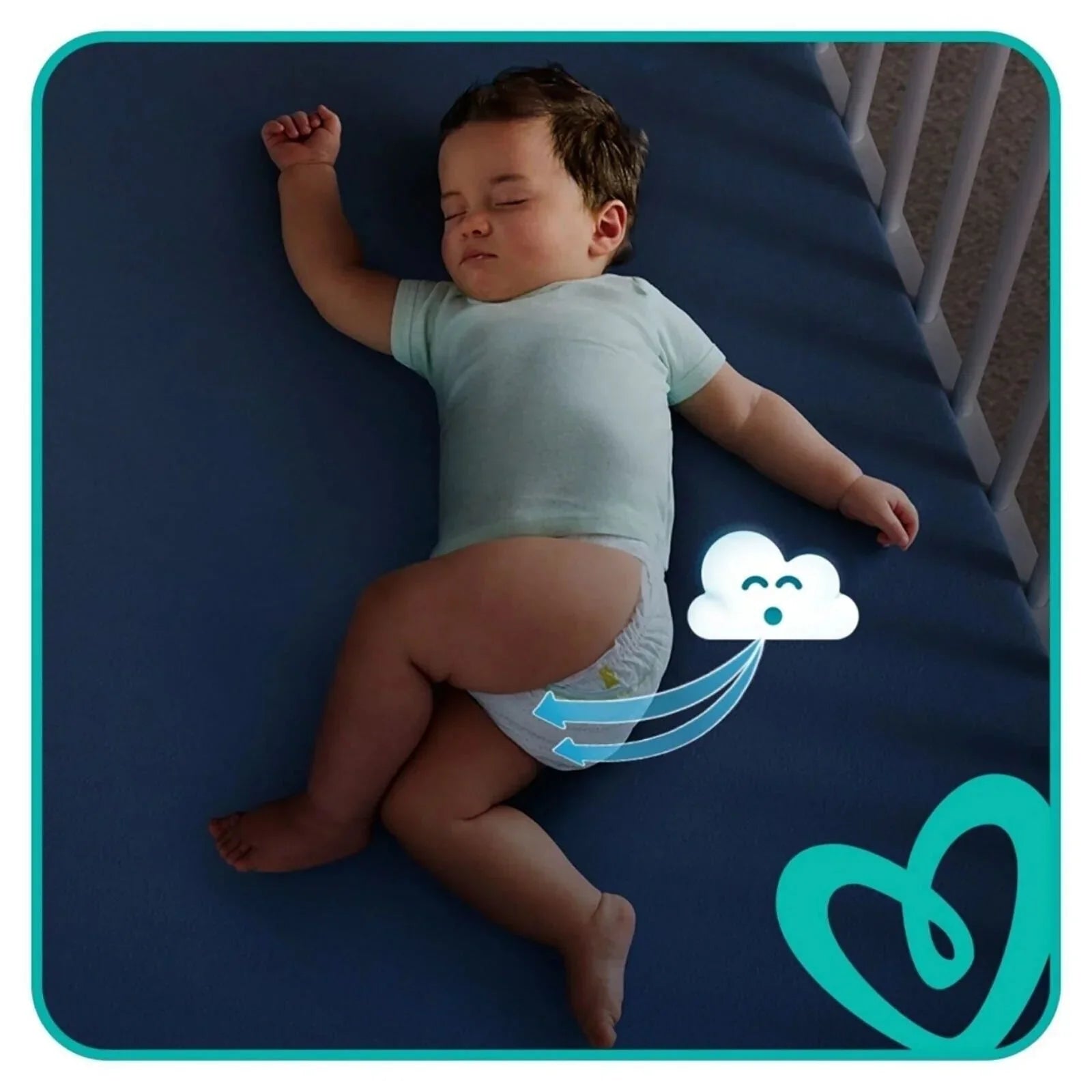 Pampers Baby Dry Size 8 Jumbo Pack - 52 nappies