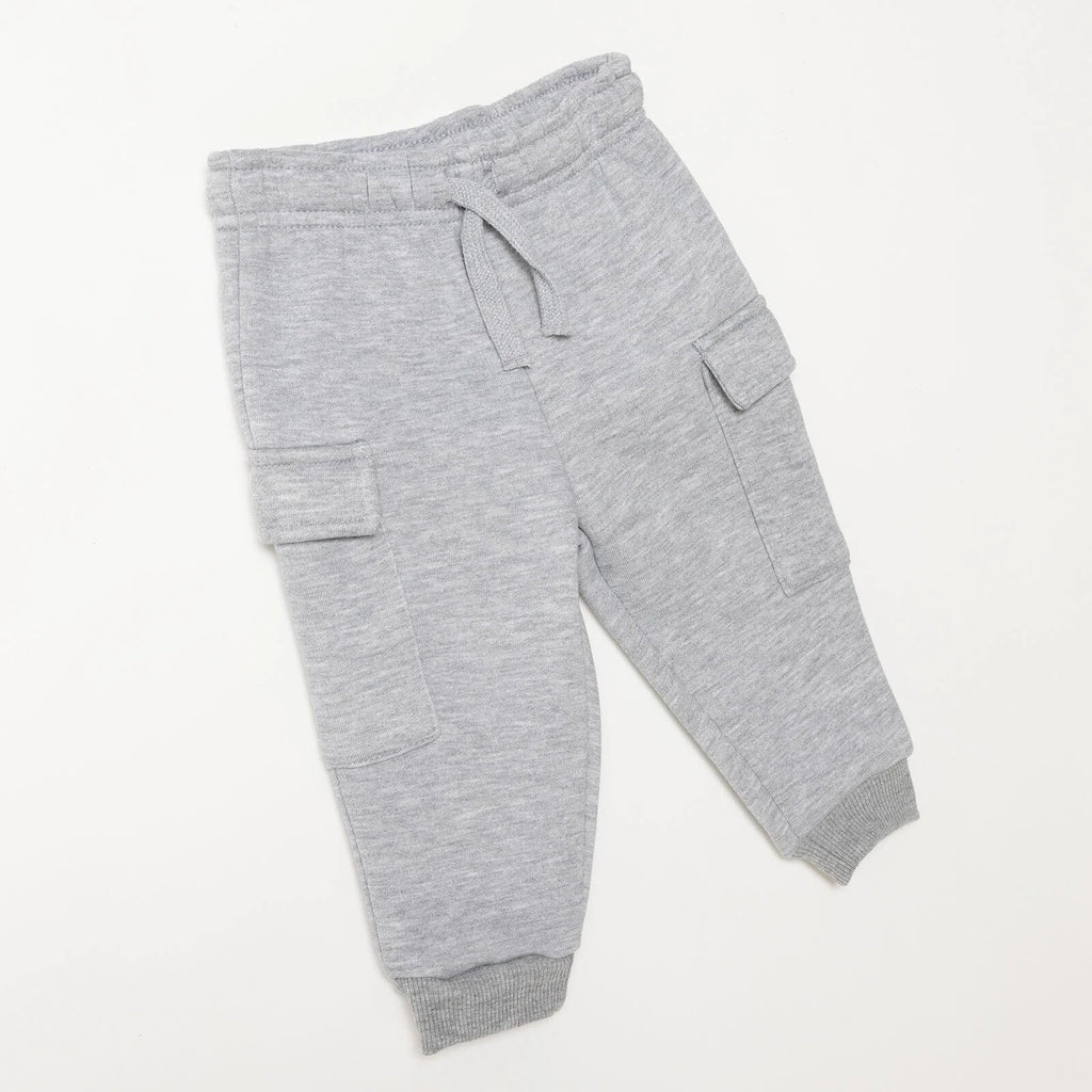 HelloBaby Basic Baby Boy Leggings - Grey Melange