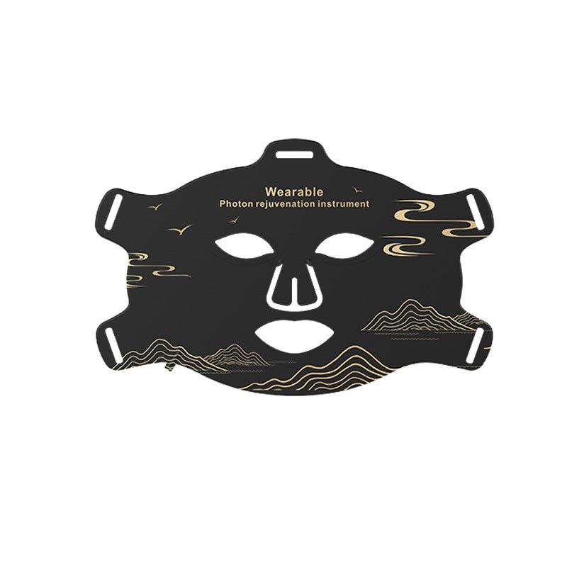 Neck Silicone Mask Led Red Blue Light Beauty Skin Rejuvenation