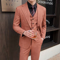 Spring And Summer Professional Casual Men's Three-piece Suit Jacket