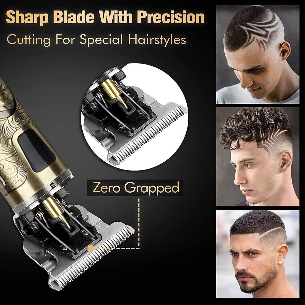 Mens Professional Hair Clippers Electric Shaver Trimmers Machine Cordless Beard