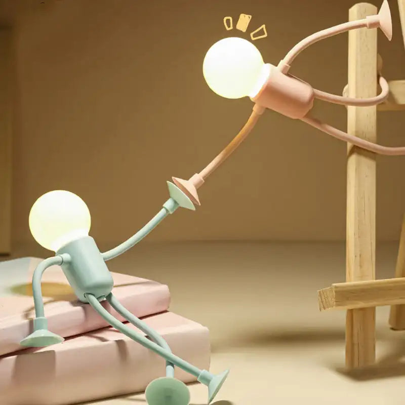 Changeable Shape Sportsman Night Light – Funny Mini Desk Lamp