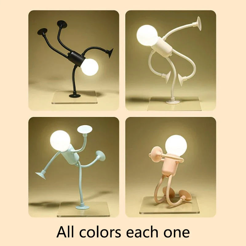 Changeable Shape Sportsman Night Light – Funny Mini Desk Lamp