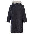 Changing Robe Kids Unisex Hooded Coat Black/Grey Windproof Waterproof Quick Dry for Beach Surfing Swimming by Heatwave Thermalwear