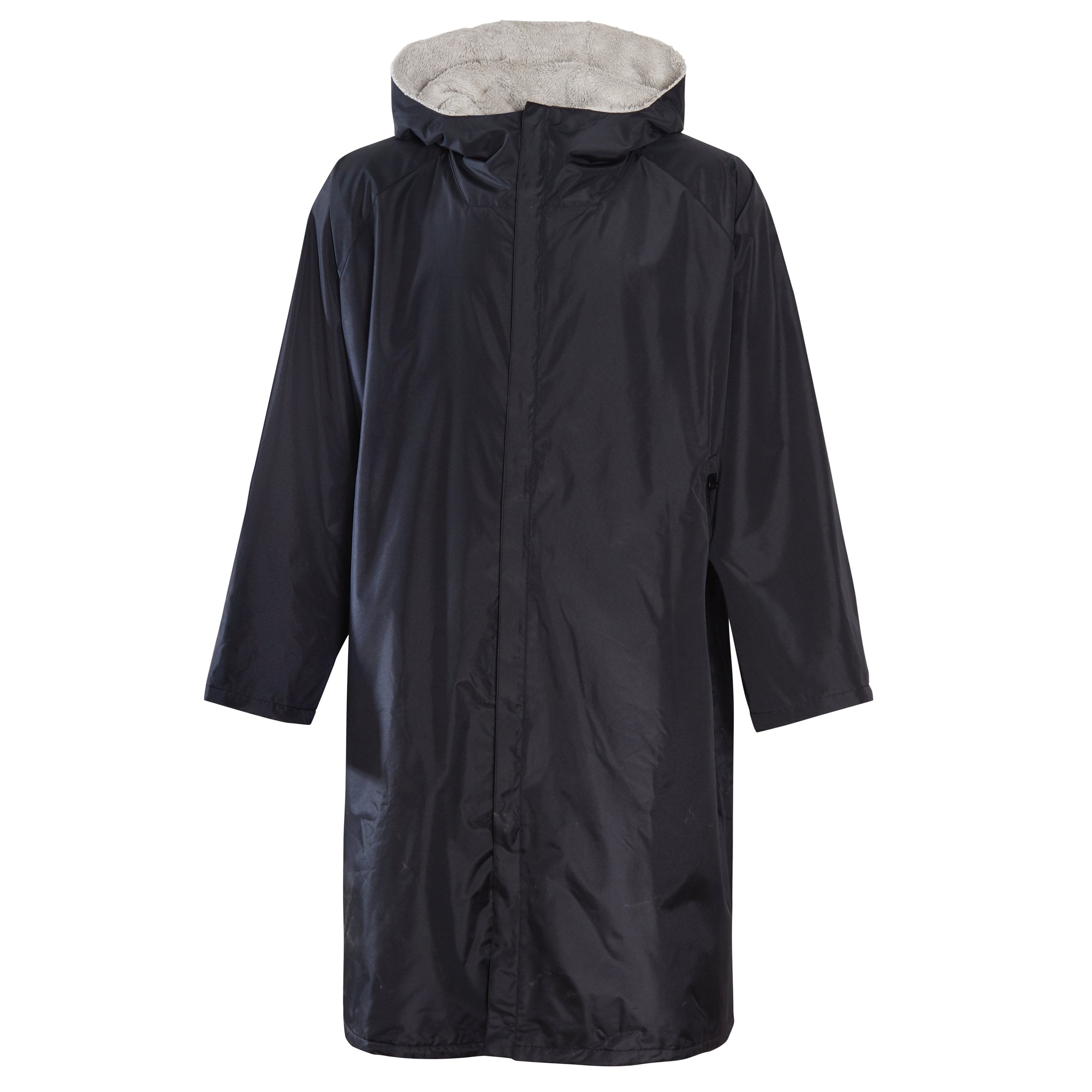 Changing Robe Kids Unisex Hooded Coat Black/Grey Windproof Waterproof Quick Dry for Beach Surfing Swimming by Heatwave Thermalwear