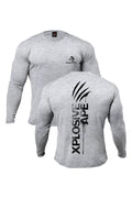 XAPE Claw Long Sleeve Tee - Sports Grey