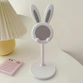 Cute Rabbit Mobile Phone Stand – Adjustable Desktop Holder for Smartphones & Tablets