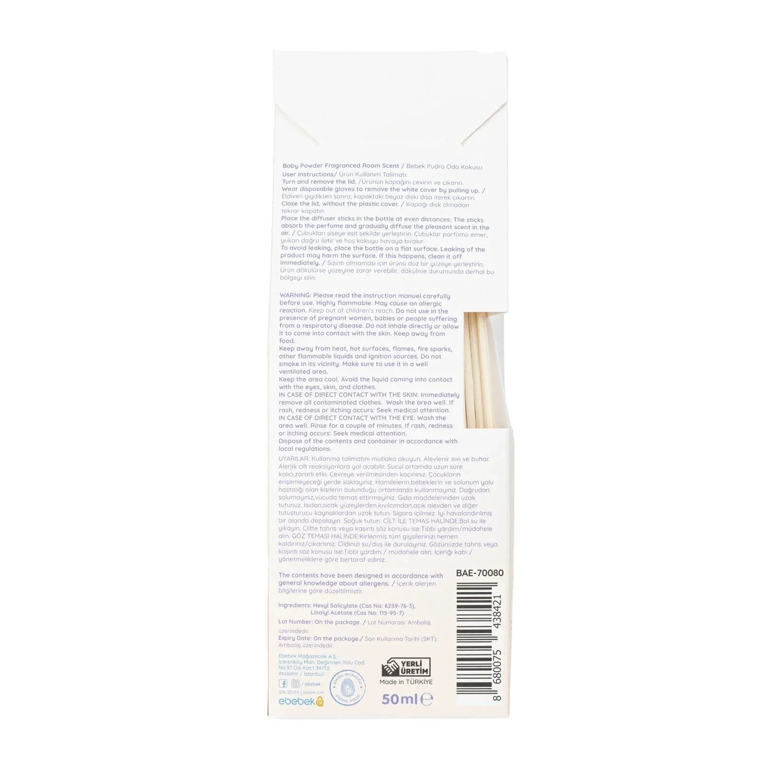 baby me Baby Powder Scent 50ml