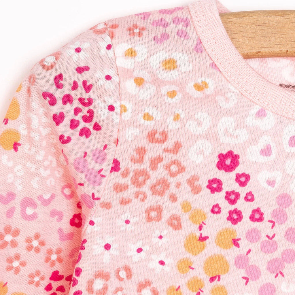 HelloBaby Baby Girl Long Sleeve Pyjamas Set - Dark Pink