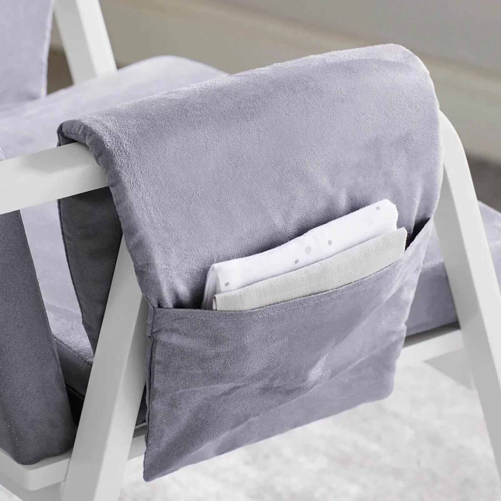 Ickle Bubba Dursley Rocking Chair - Pearl Grey