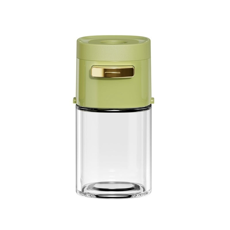 Light Flavor Seasoning Press Type Quantitative Salt Jar