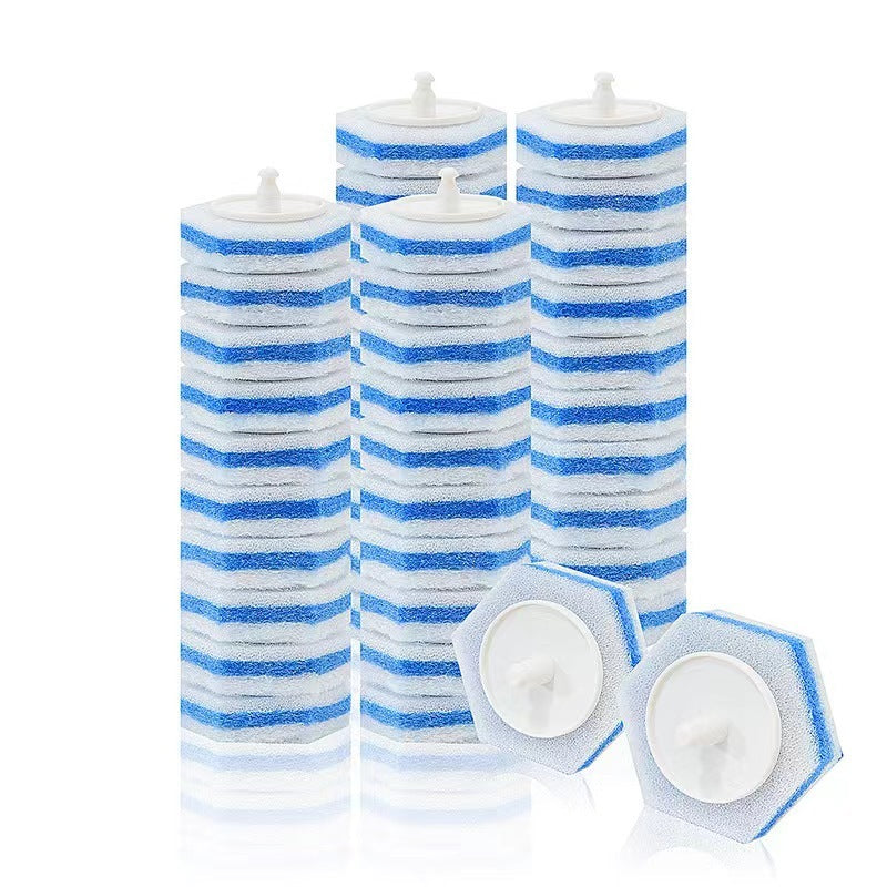 Simple Household Disposable Toilet Brush Sponge Head
