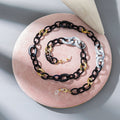 Acrylic Colorful Eyeglass Chain, Fashionable Anti-loss Eyeglass Hanging Chain And Lanyard For Women