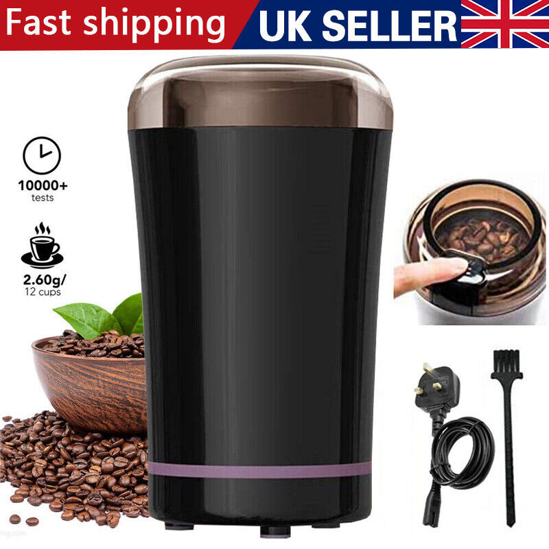 Electric Coffee Grinder Grinding Mill Nut Bean Spice Matte Blade Blender