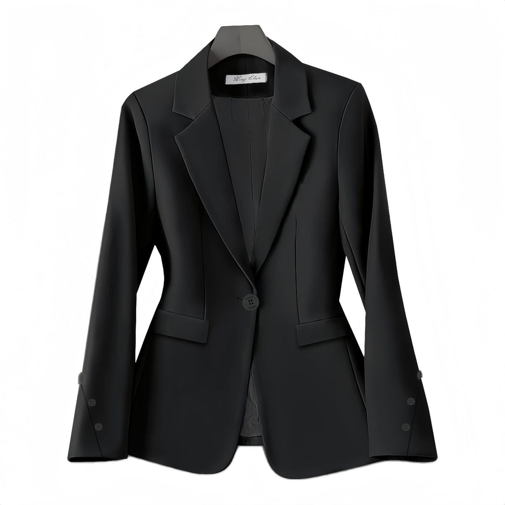 Korean Style Loose Spring And Autumn High-grade Female Brown Suit